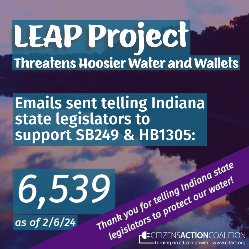 6,487 emails sent telling Indiana state legislators to support SB249 & HB1305