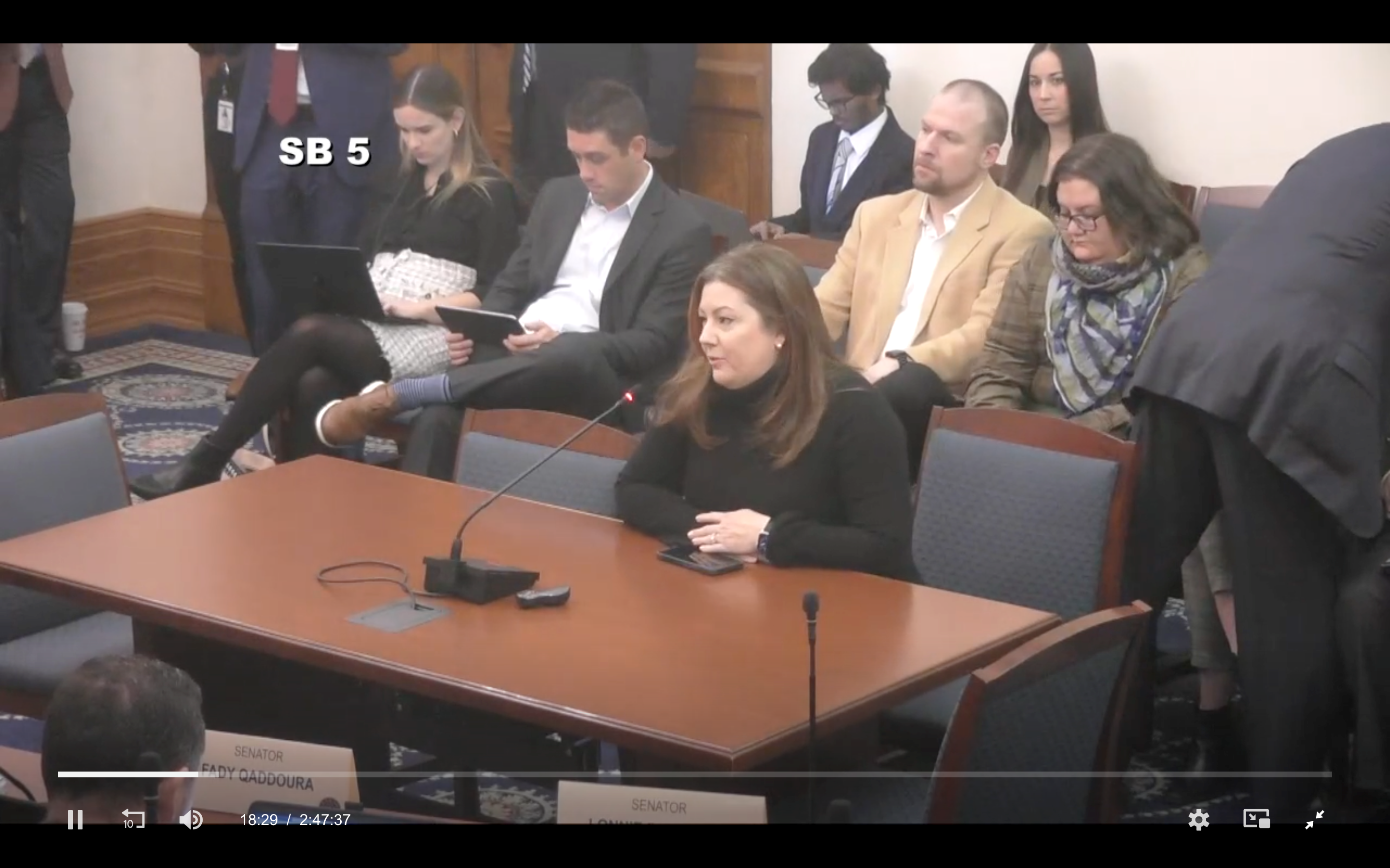 Lindsay Shipps testifying on SB5 (2024) on behalf of CAC.